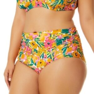 NWOT Anne Cole Limited Edition Plus Size Vibrant Floral Bikini Bottom